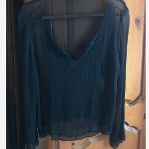 ECI elegant sheer blouse